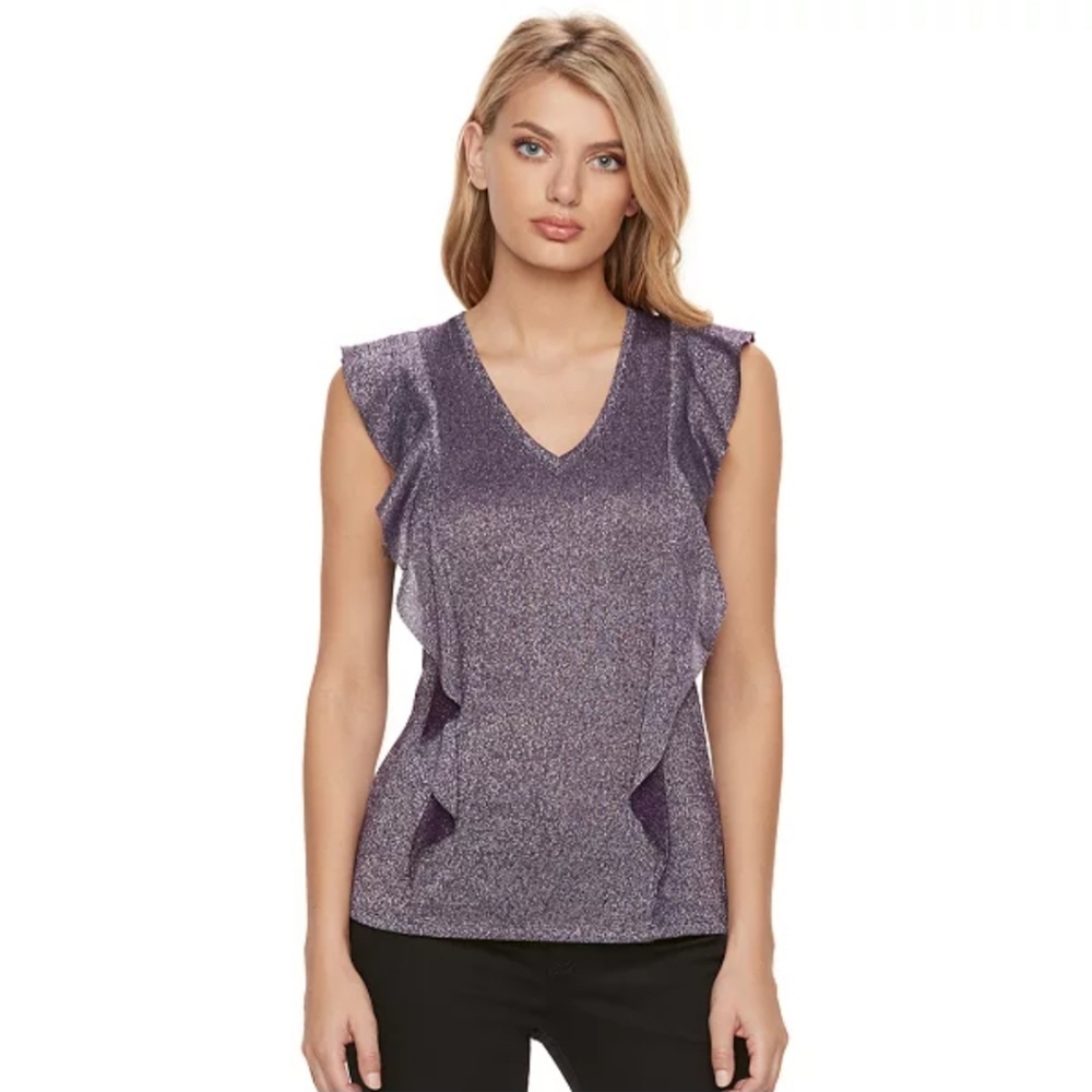 Juicy Couture flutter sleeve top